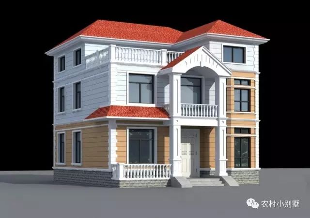 12款農(nóng)村蓋房三層小樓房設(shè)計圖，全村搶著建