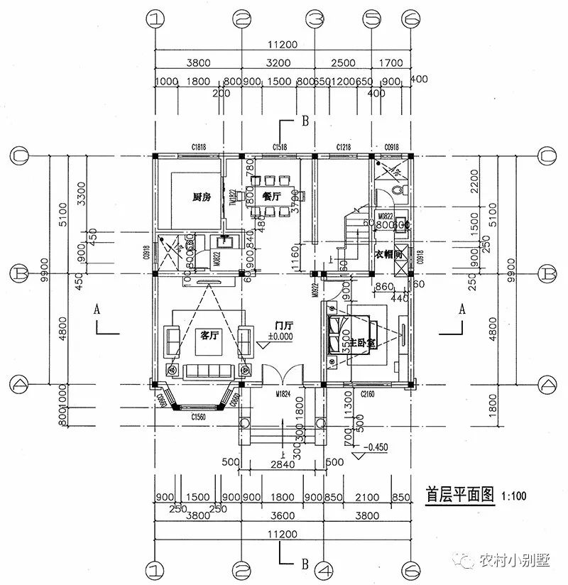 12款農(nóng)村蓋房三層小樓房設(shè)計圖，全村搶著建