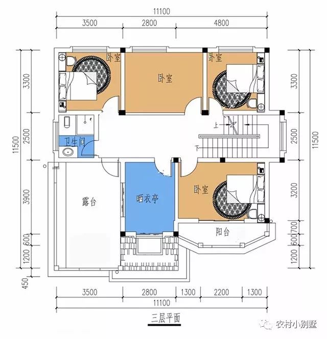 12款農(nóng)村蓋房三層小樓房設(shè)計圖，全村搶著建
