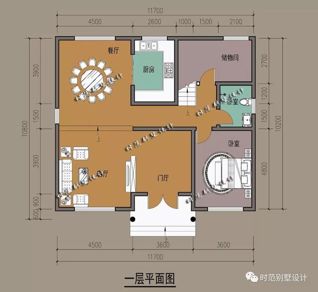 歐式三層別墅設(shè)計圖，外觀造型簡潔大方，追求返璞歸真，向往田園生活。