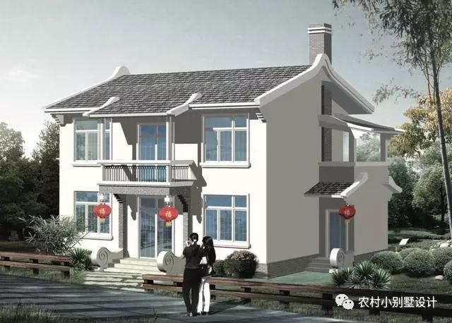 11X9米二層簡單農(nóng)村住宅圖，氣質(zhì)很適合農(nóng)村建