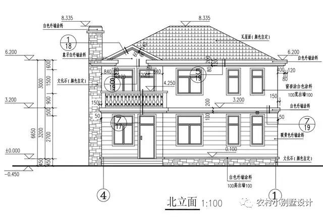 11X9米二層簡單農(nóng)村住宅圖，氣質(zhì)很適合農(nóng)村建