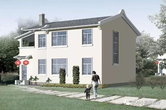 11X9米二層簡單農(nóng)村住宅圖，氣質(zhì)很適合農(nóng)村建