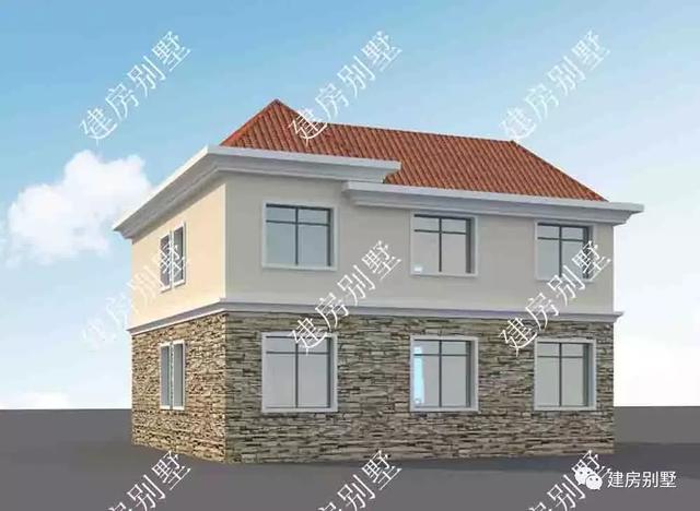 兩棟很實(shí)用的農(nóng)村二層別墅設(shè)計(jì)圖，第一棟不僅戶型通透且?guī)D(zhuǎn)樓梯設(shè)計(jì)。