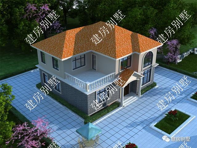 兩棟很實(shí)用的農(nóng)村二層別墅設(shè)計(jì)圖，第一棟不僅戶型通透且?guī)D(zhuǎn)樓梯設(shè)計(jì)。