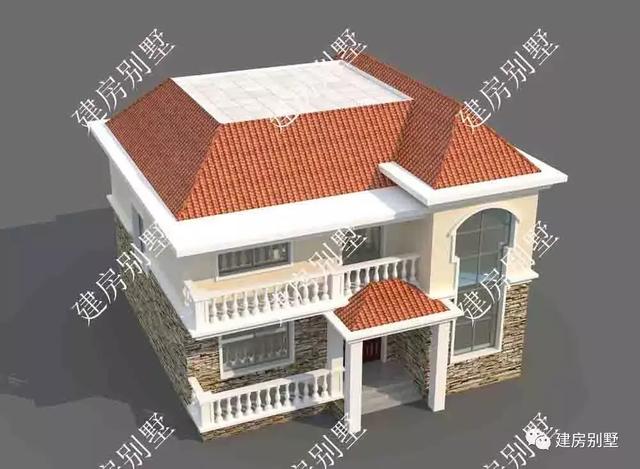 兩棟很實(shí)用的農(nóng)村二層別墅設(shè)計(jì)圖，第一棟不僅戶型通透且?guī)D(zhuǎn)樓梯設(shè)計(jì)。