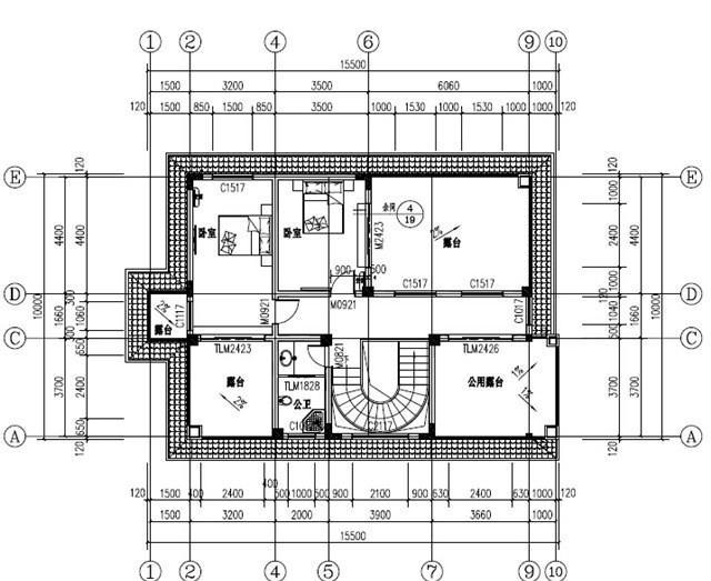 新農(nóng)村四層自建房，戶型設計極其豪華，帶挑空客廳+旋轉樓梯，主體造價100萬左右。