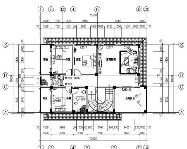 新農(nóng)村四層自建房，戶型設計極其豪華，帶挑空客廳+旋轉樓梯，主體造價100萬左右。