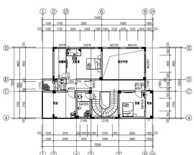 新農(nóng)村四層自建房，戶型設計極其豪華，帶挑空客廳+旋轉樓梯，主體造價100萬左右。