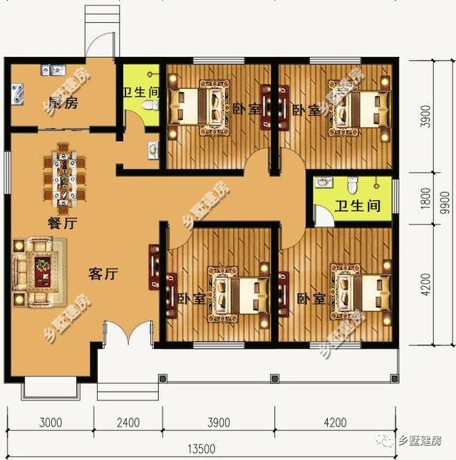 三棟農(nóng)村一層小平房，只需要11萬就能建成，不僅經(jīng)濟實用，外觀還好看到爆炸！