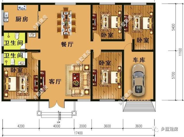 三棟農(nóng)村一層小平房，只需要11萬就能建成，不僅經(jīng)濟實用，外觀還好看到爆炸！