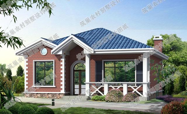 造價15萬的一層農(nóng)村自建房，占地100平方米，戶型方正簡潔大氣，適合農(nóng)村小家庭建造。