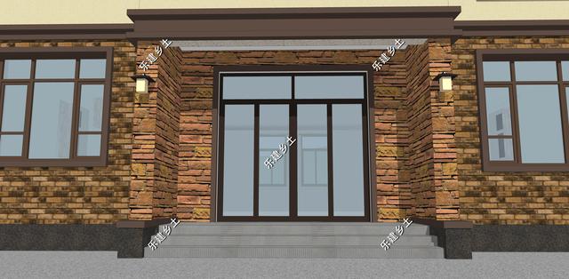 簡(jiǎn)單大方的簡(jiǎn)歐風(fēng)格二層別墅設(shè)計(jì)圖，配色簡(jiǎn)單，方正大方，溫馨舒適。