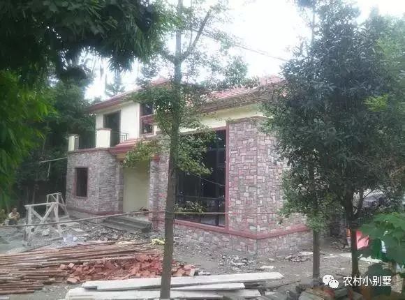 11X11米農(nóng)村自建2層現(xiàn)代別墅圖，全套圖附施工案例