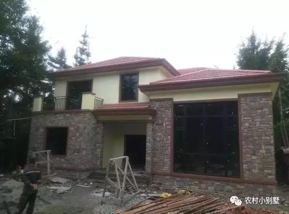 11X11米農(nóng)村自建2層現(xiàn)代別墅圖，全套圖附施工案例