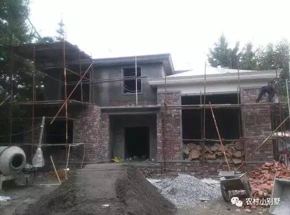 11X11米農(nóng)村自建2層現(xiàn)代別墅圖，全套圖附施工案例