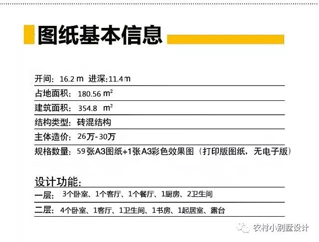 占地180平四間兩層小樓房設(shè)計(jì)圖，打造奢華美墅之范