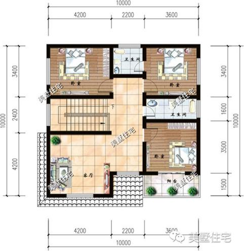 6款二層別墅設(shè)計(jì)圖，特意為小宅基地住戶設(shè)計(jì)，每套都戶型精美經(jīng)濟(jì)實(shí)用