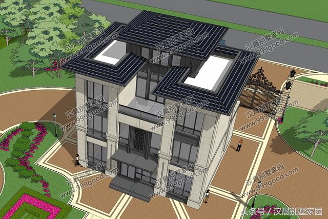 3款新式風(fēng)格別墅設(shè)計(jì)圖，每一款都很好看，滿足你對(duì)房子的所有幻想