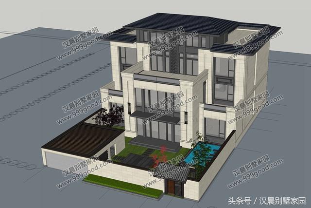 3款新式風(fēng)格別墅設(shè)計(jì)圖，每一款都很好看，滿足你對(duì)房子的所有幻想