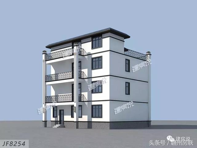 新中式別墅設計圖，建筑面積500平，配色經典大方，表現出東方文化的內斂氣質