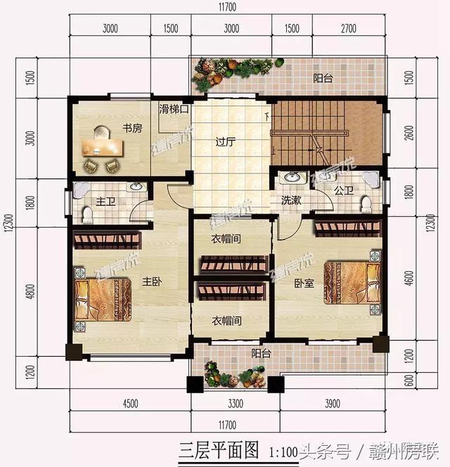 新中式別墅設計圖，建筑面積500平，配色經典大方，表現出東方文化的內斂氣質
