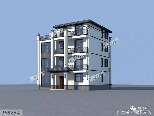 新中式別墅設計圖，建筑面積500平，配色經典大方，表現出東方文化的內斂氣質