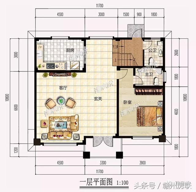 新中式別墅設計圖，建筑面積500平，配色經典大方，表現出東方文化的內斂氣質