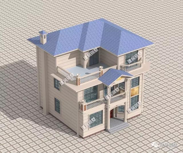 11.8×12米農(nóng)村別墅設(shè)計(jì)圖，布局好，大大提升你的居住幸福感