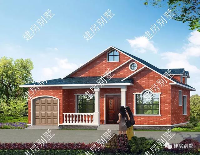 人人都建得起的一層別墅設(shè)計圖，可以建來給父母養(yǎng)老用