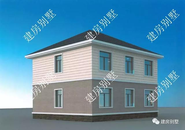 兩棟框架結(jié)構(gòu)二層別墅設(shè)計(jì)圖，整體設(shè)計(jì)精致實(shí)用