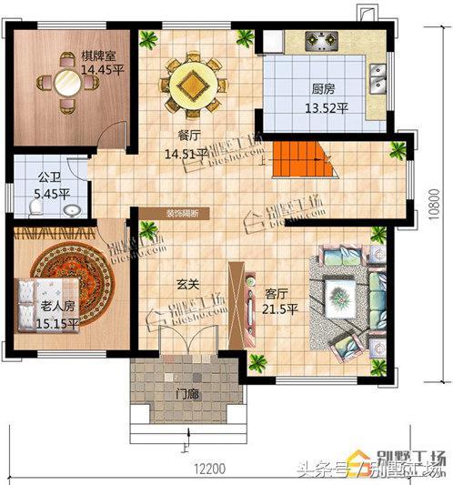 2024年新款農(nóng)村二層別墅戶型設(shè)計(jì)，帶超大臥室和露臺(tái)花園，你一定喜歡