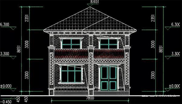 二層歐式別墅設(shè)計圖只需要20萬就能建成，你信嗎？面子里子都有。
