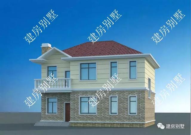 兩款二層別墅設(shè)計(jì)圖，經(jīng)濟(jì)實(shí)用，第一棟主體20萬都不到。