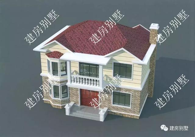 兩款二層別墅設(shè)計(jì)圖，經(jīng)濟(jì)實(shí)用，第一棟主體20萬都不到。