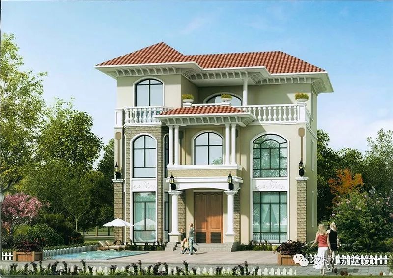 11x10米三層農(nóng)村樓房設(shè)計(jì)圖，造價(jià)30萬左右