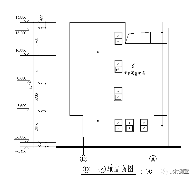 12x8現(xiàn)代四層米農(nóng)村自建房圖，可商住兩用