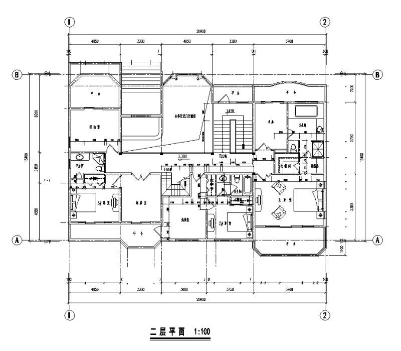 20x13米二層帶地下室別墅，復式客廳+雙車庫