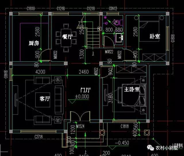 12x9米經(jīng)濟(jì)實用二層帶露臺農(nóng)村小樓房設(shè)計圖，推薦