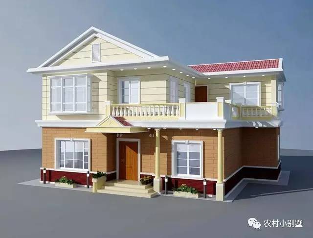 12x9米經(jīng)濟(jì)實用二層帶露臺農(nóng)村小樓房設(shè)計圖，推薦
