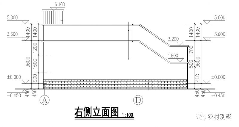 一層平屋頂農(nóng)村自建房設(shè)計(jì)圖，簡(jiǎn)單易造，主體10萬左右