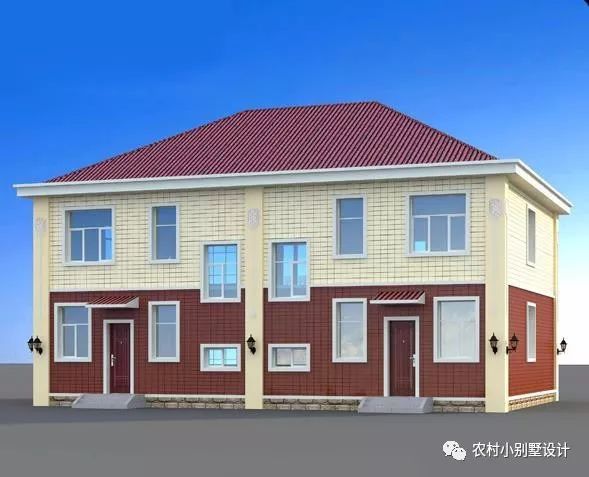幾套農(nóng)村兄弟倆雙拼樓房設(shè)計(jì)圖，二層、三層都有
