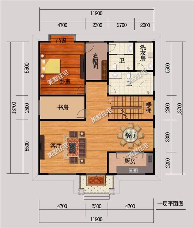 三層別墅設(shè)計(jì)圖，占地面積163平方米，布局好，功能全，還帶汗蒸房，你喜歡這樣的嗎？