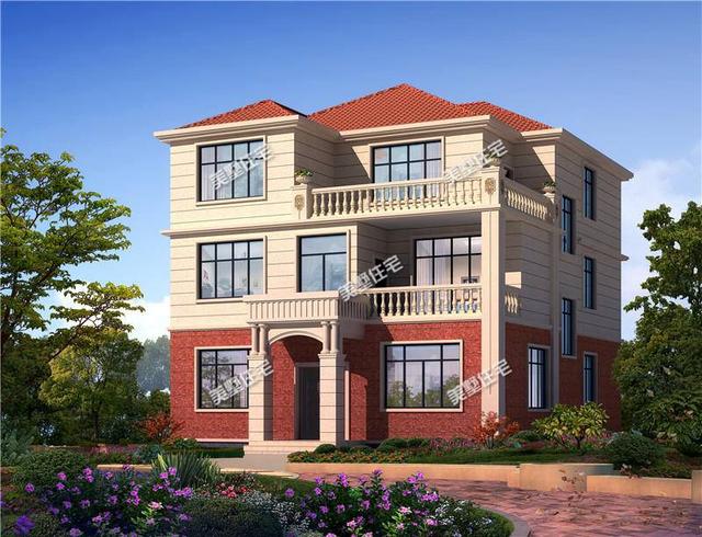 三層別墅設(shè)計(jì)圖，占地面積163平方米，布局好，功能全，還帶汗蒸房，你喜歡這樣的嗎？