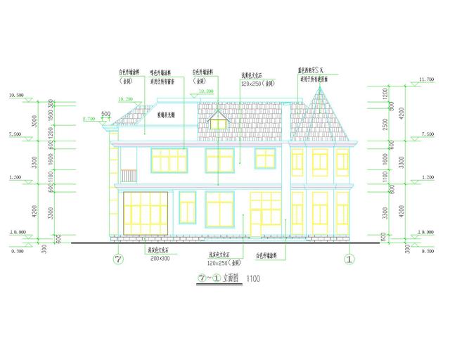 超經(jīng)典的二層歐式別墅設(shè)計(jì)圖，占地面積250平方米，非常時(shí)尚，你喜歡這樣的嗎？