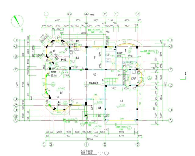 超經(jīng)典的二層歐式別墅設(shè)計(jì)圖，占地面積250平方米，非常時(shí)尚，你喜歡這樣的嗎？