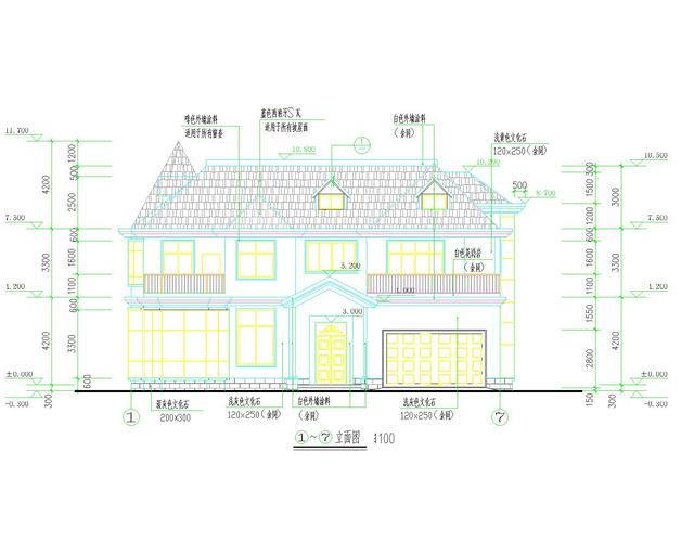 超經(jīng)典的二層歐式別墅設(shè)計(jì)圖，占地面積250平方米，非常時(shí)尚，你喜歡這樣的嗎？