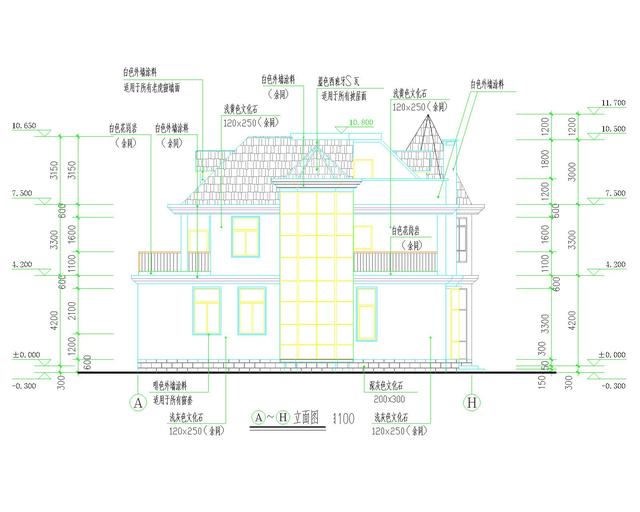 超經(jīng)典的二層歐式別墅設(shè)計(jì)圖，占地面積250平方米，非常時(shí)尚，你喜歡這樣的嗎？