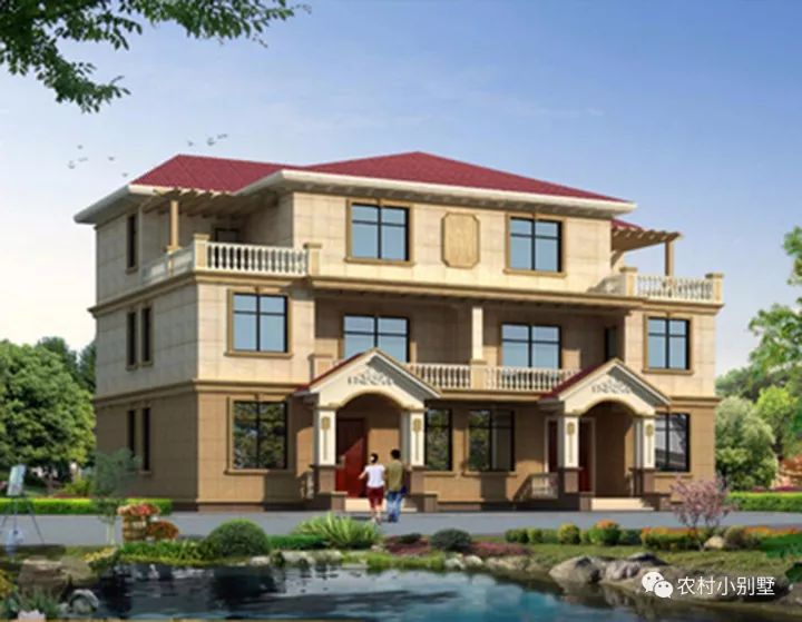 19X11米兄弟三層雙拼別墅圖，每戶僅需30萬