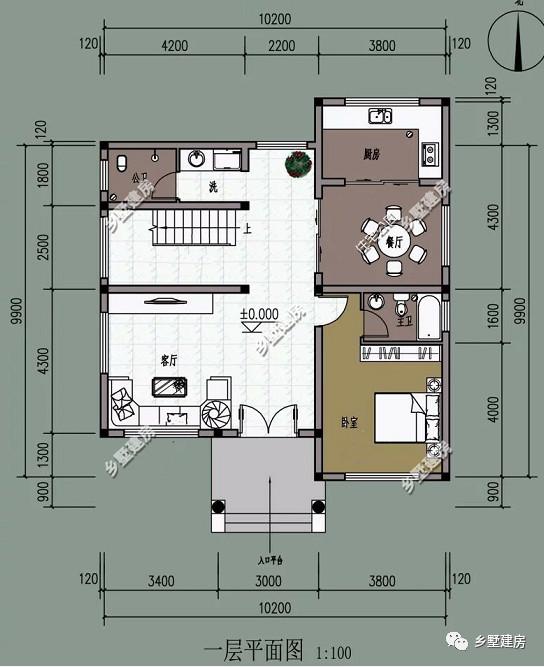 兩棟二層農(nóng)村別墅設計圖，造價都是20萬，不僅造價低，而且外觀還大氣、美觀、舒適而又與眾不同。